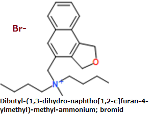 CAS#Dibutyl-(1,3-dihydro-naphtho[1,2-c]furan-4- ylmethyl)-methyl-ammonium; bromid